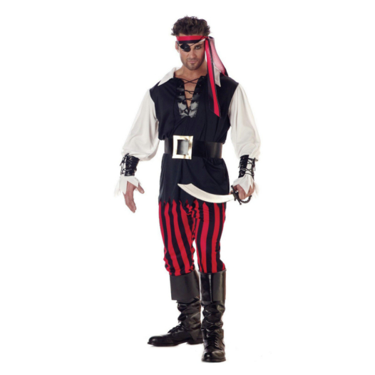 Cutthroat Pirate Adult Costume - Click Image to Close
