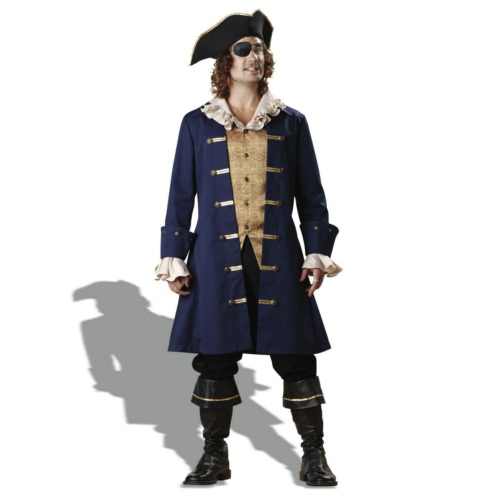 Cap'n Cutthroat Elite Collection Adult Costume - Click Image to Close