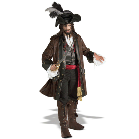 Captain Darkheart Grand Heritage Collection Adult Costume - Click Image to Close