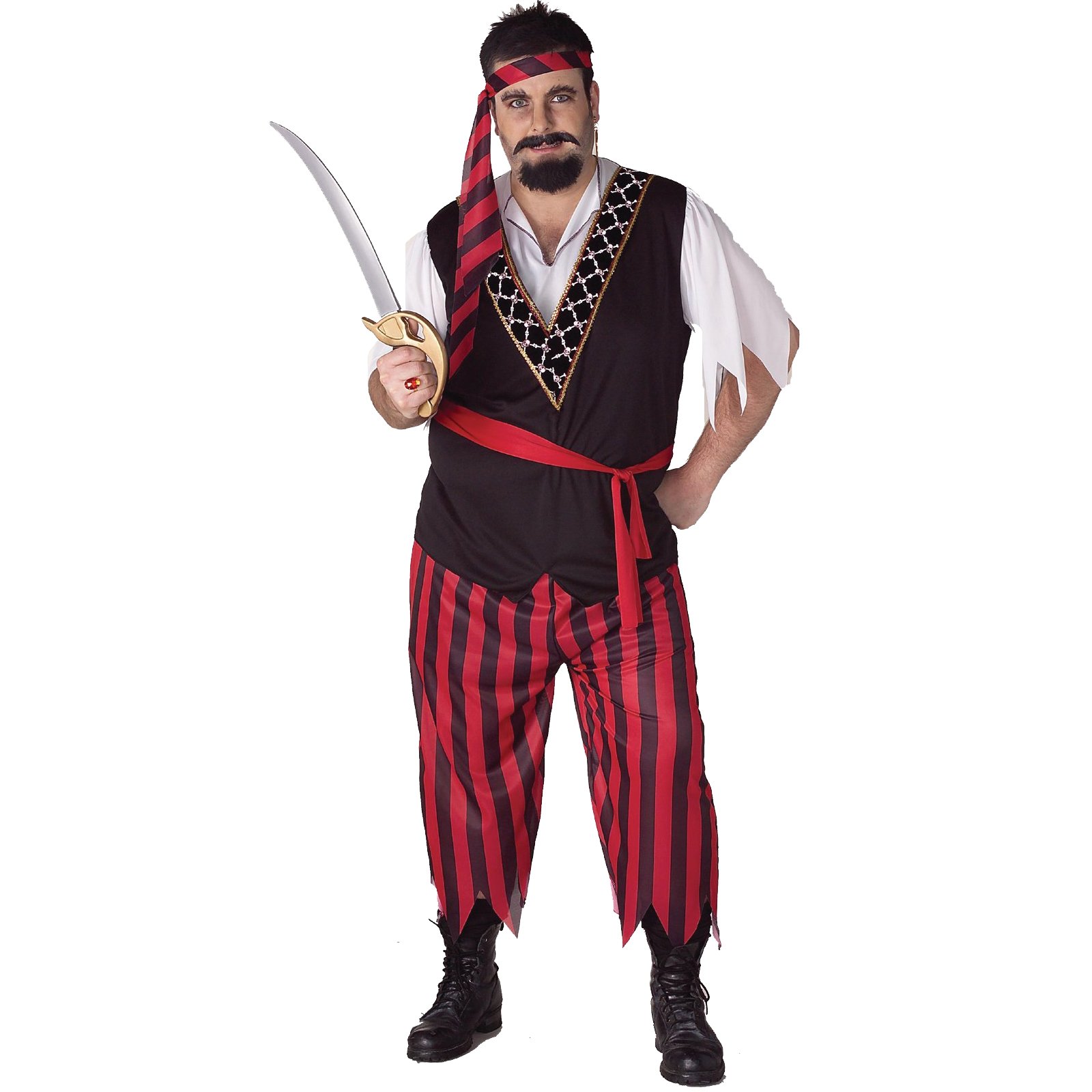 Pirate Adult Plus Costume