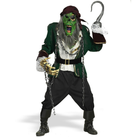 Zombie Pirate Walk-Around  Adult Costume