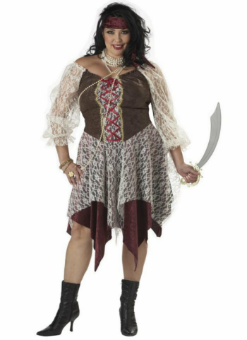 South Seas Siren Adult Plus Costume - Click Image to Close