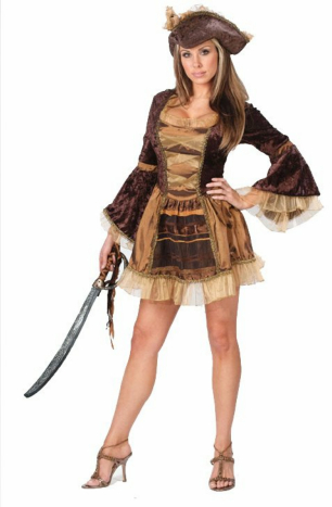 Sassy Victorian Pirate Adult Costume