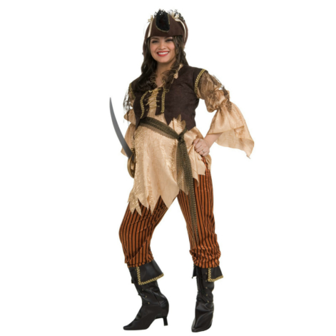 Mommy To Be Pirate Queen Adult Costume - Click Image to Close