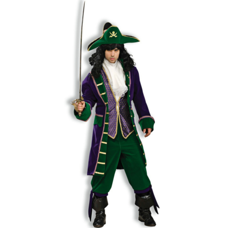 Mardi Gras Buccaneer Designer Collection Adult Costume - Click Image to Close