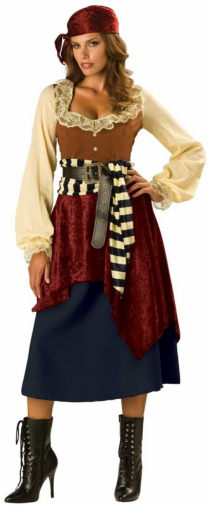 Buccaneer Beauty Adult Costume - Click Image to Close