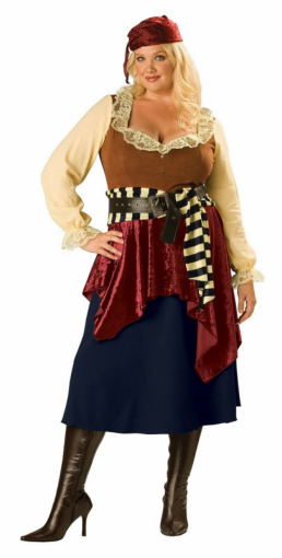 Buccaneer Beauty Adult Plus Costume - Click Image to Close