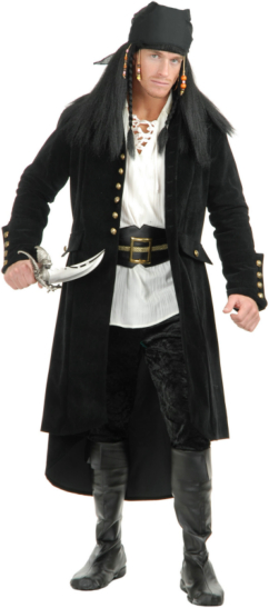 Treasure Island Adult Coat - Click Image to Close