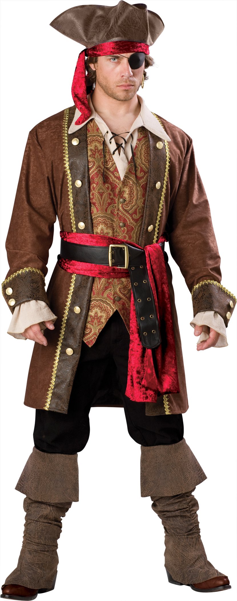 Captain Skullduggery Elite Adult Costume - Click Image to Close