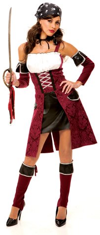 Wicked Neverland Captain's Mate Adult Costume - Click Image to Close
