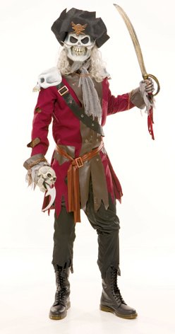 Wicked Neverland Captain Hook Adult Costume - Click Image to Close