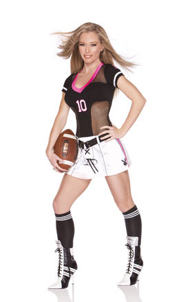 Playboy Touchdown Tease Costume - Click Image to Close