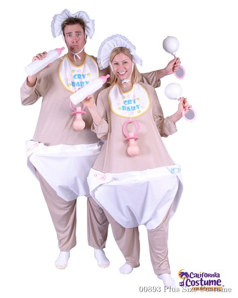 Cry Baby Plus Size Costume For Adults