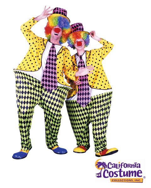 Hoop Clown Standard Costume for Adult - Click Image to Close