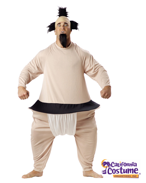 Plus Size Sumo Wrestler Costume for Adult