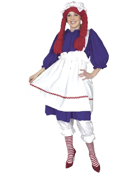 Plus Size Raggedy Ann Costume For Adult - Click Image to Close