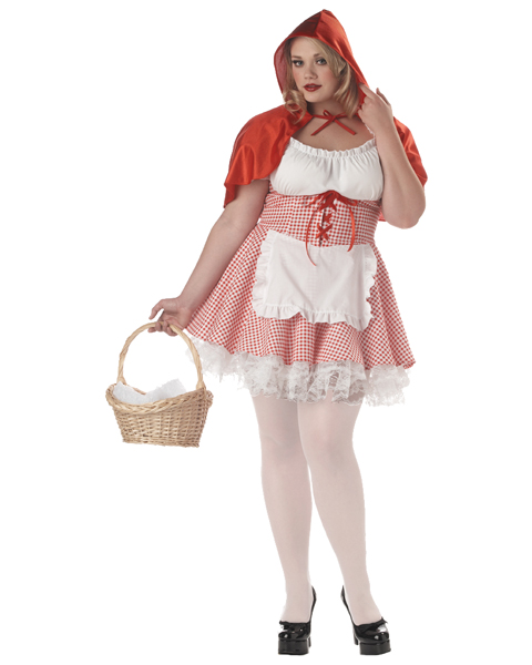 Plus Size Miss Red Riding Hood Costume