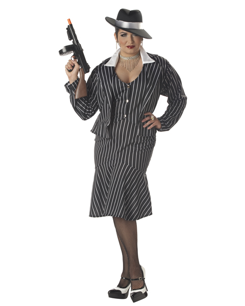 Mafia Mama Adult Plus Costume