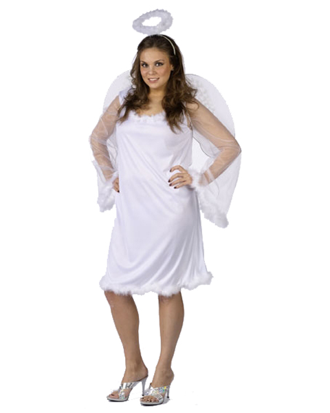 Womens Plus Size Heaven Sent Costume - Click Image to Close