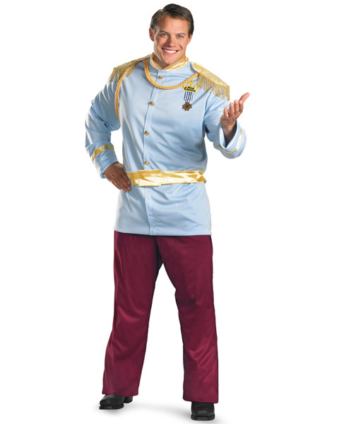 Plus Size Mens Deluxe Disney Prince Charming Costume - Click Image to Close