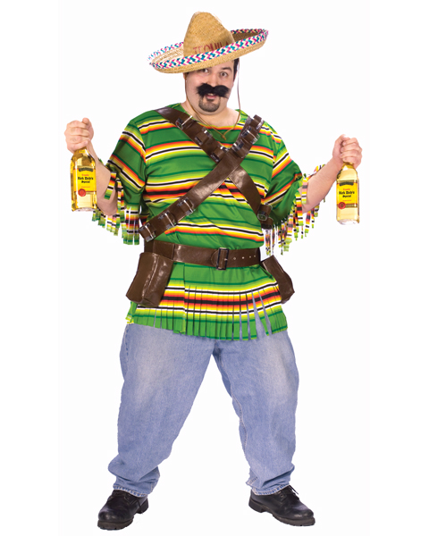 Plus Size Tequila Pop & Dude Costume - Click Image to Close