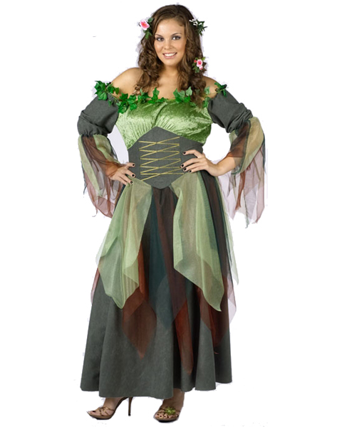 Womens Plus Size Mother Nature Costume