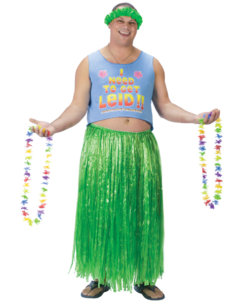 Plus Size Need To Get Leid Costume - Click Image to Close