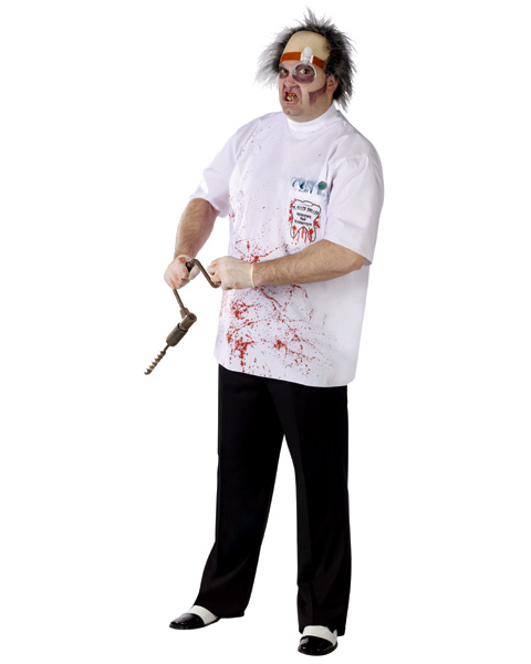 Dr. Killer Driller Dentist Plus Size Costume - Click Image to Close