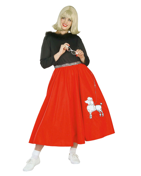 50s Poodle Babe Adult Plus Costume - Click Image to Close