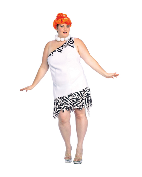 Wilma Flintstone Plus Size Adult Costume - Click Image to Close