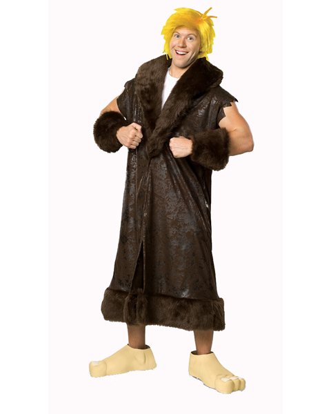 Plus Size Barney Rubble Costume for Adult