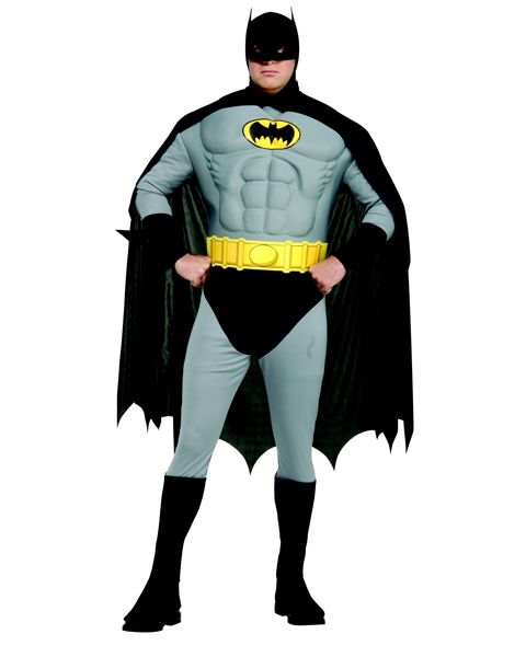 Muscle Chest The Batman Costume Plus Costume - Click Image to Close