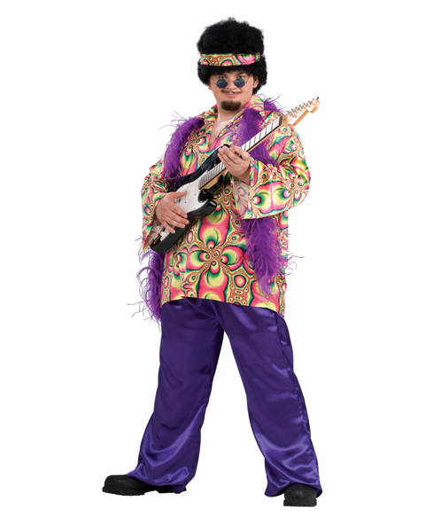 Plus Size Purple Daze Costume for Adult - Click Image to Close