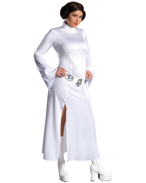 Womens Plus Size Princess Leia Costume - Click Image to Close