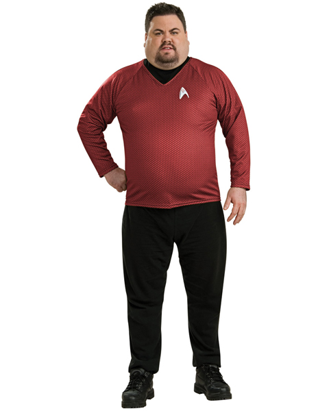 Mens Plus Size Star Trek Deluxe Shirt Costume - Click Image to Close