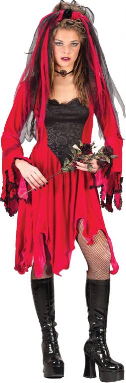 Devil Bride Plus Size Adult Costume - Click Image to Close