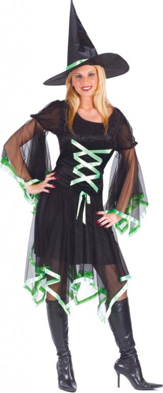 Ribbon Witch Plus Size Adult Costume - Click Image to Close