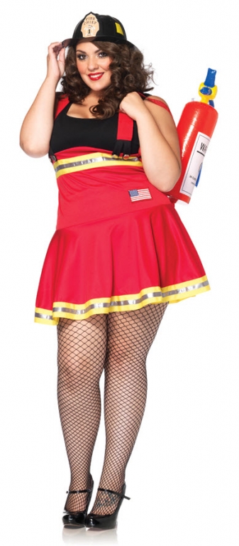 Fire Fighter Plus Size Costume