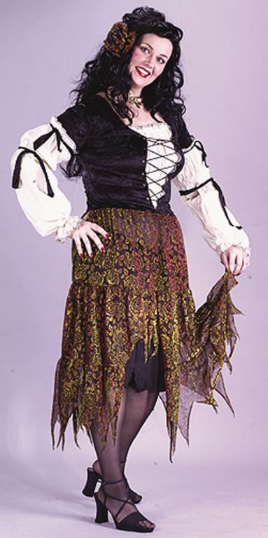 Gypsy Rose Plus Size Adult Costume - Click Image to Close