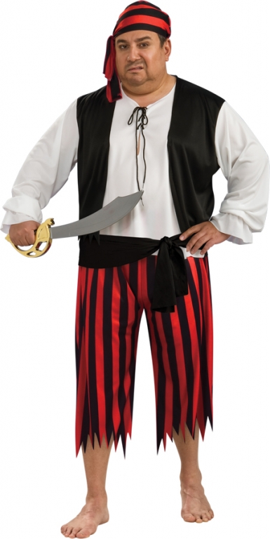 Pirate Plus Size Costume - Click Image to Close