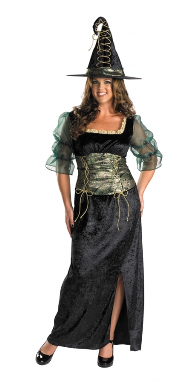 Emerald Witch Costume - Click Image to Close
