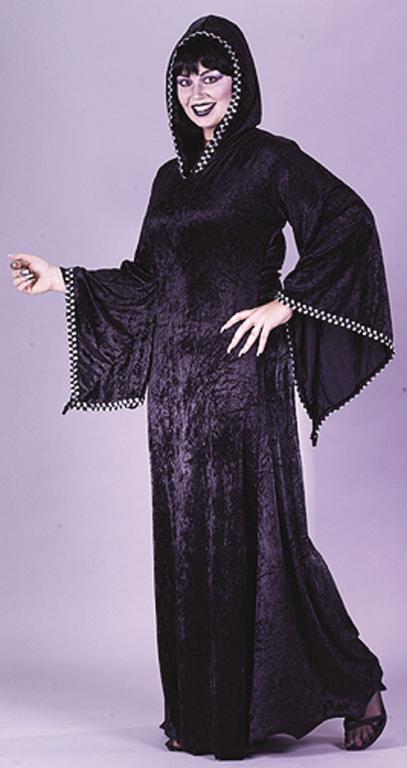 Countessa Hooded Robe Plus Size Adult Costume - Click Image to Close