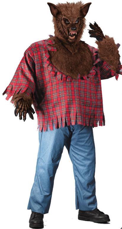 Werewolf Plus Size Adult Costume - Click Image to Close