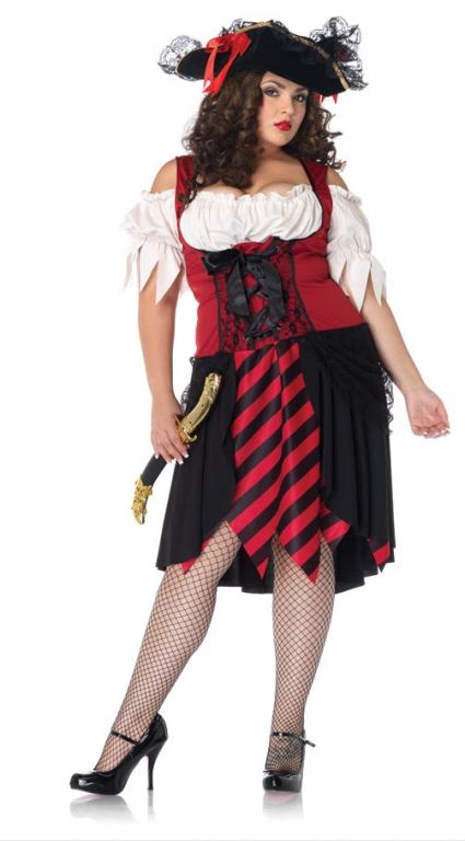 Pirate Plus Size Costume - Click Image to Close