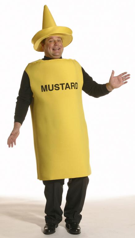 Mustard Bottle Plus Size Adult Costume - Click Image to Close