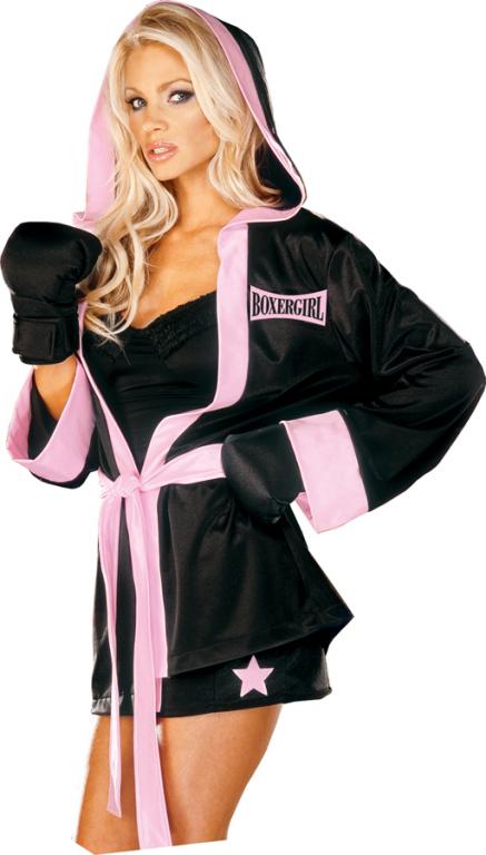 Boxer Girl Costume - Click Image to Close