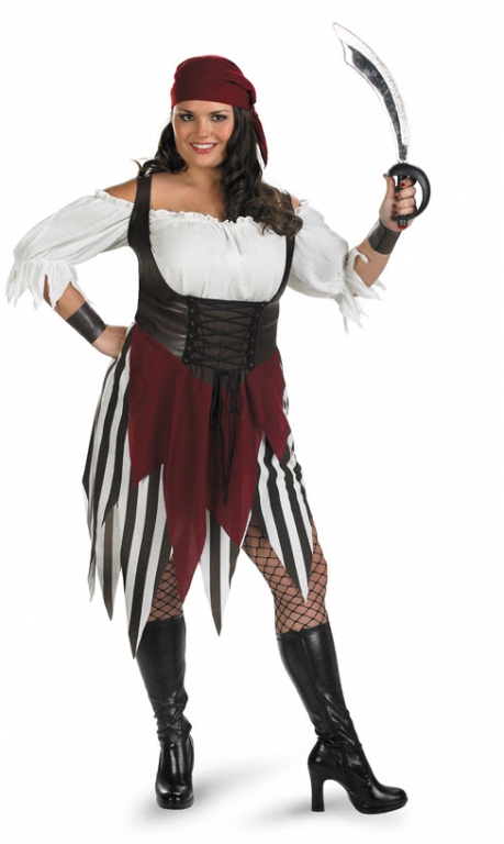 Pirate Plus Size Costume - Click Image to Close