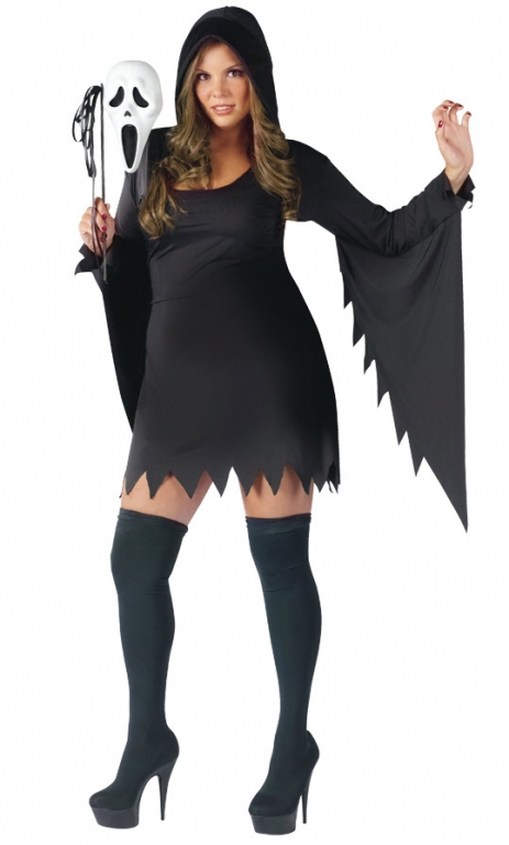 Ghost Face Plus Size Costume - Click Image to Close