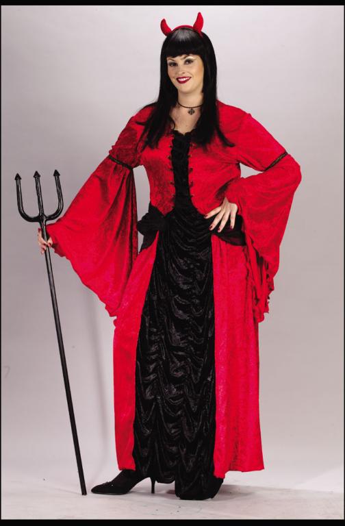 Devil Princess Plus Size Adult Costume - Click Image to Close