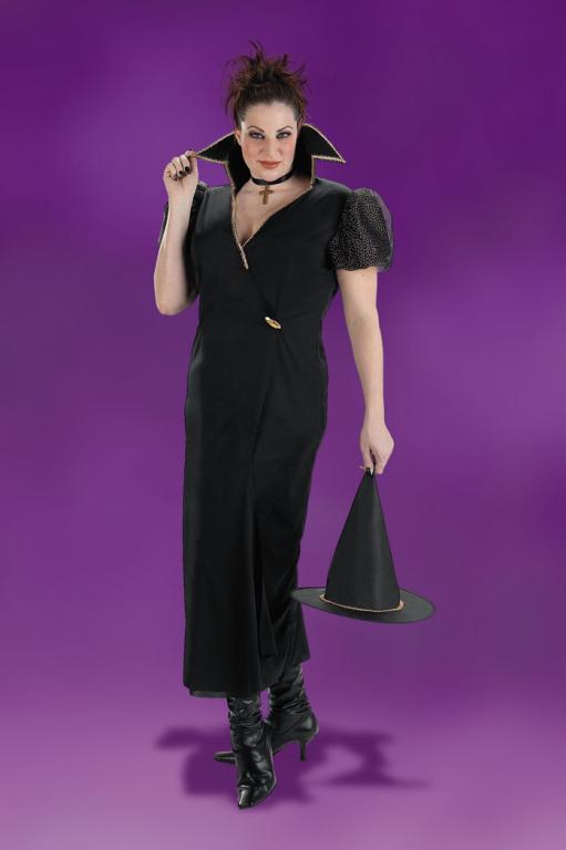 Goth Witch Plus Size Costume - Click Image to Close